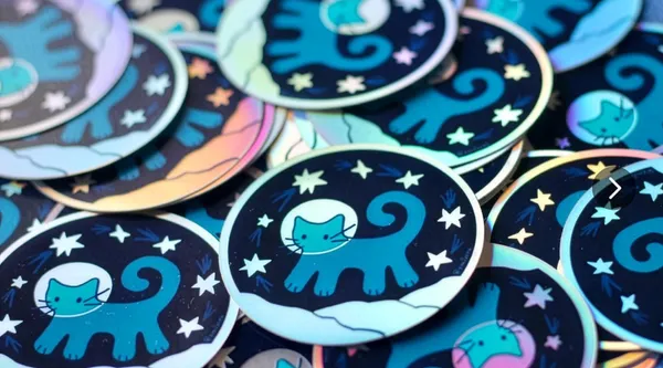 Round stickers