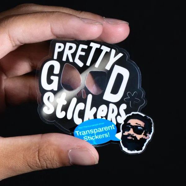 Transparent sticker